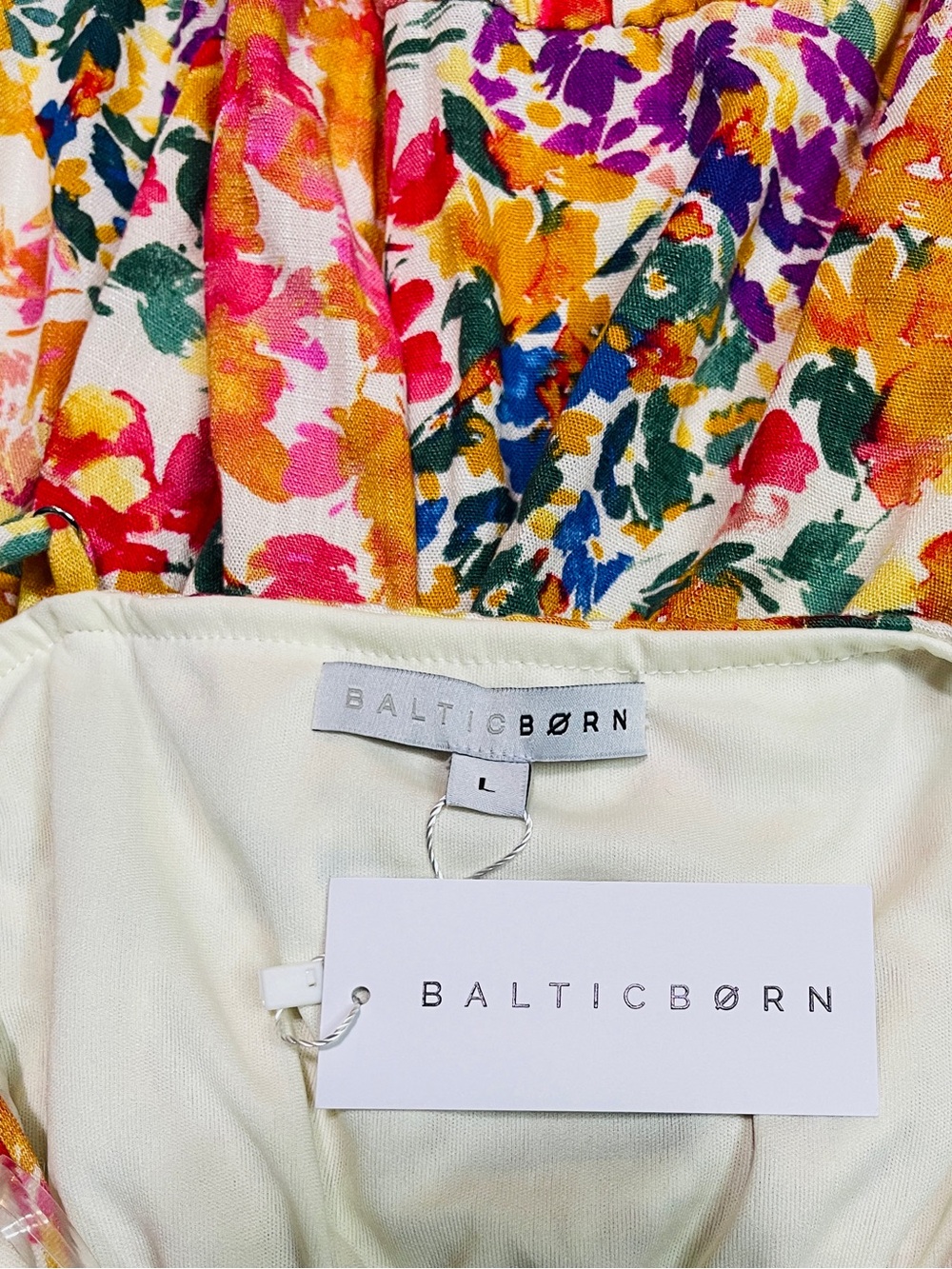 Baltic Born Floral Maxi Dress in Yellow, Purple, Pink, Blue and Green - Picture 5 of 5